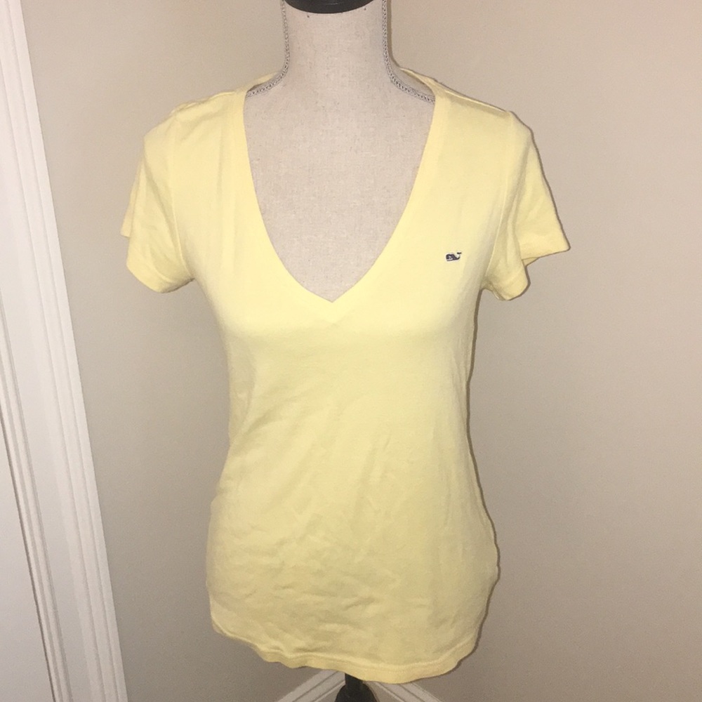 Yellow Vineyard Vines T shirt